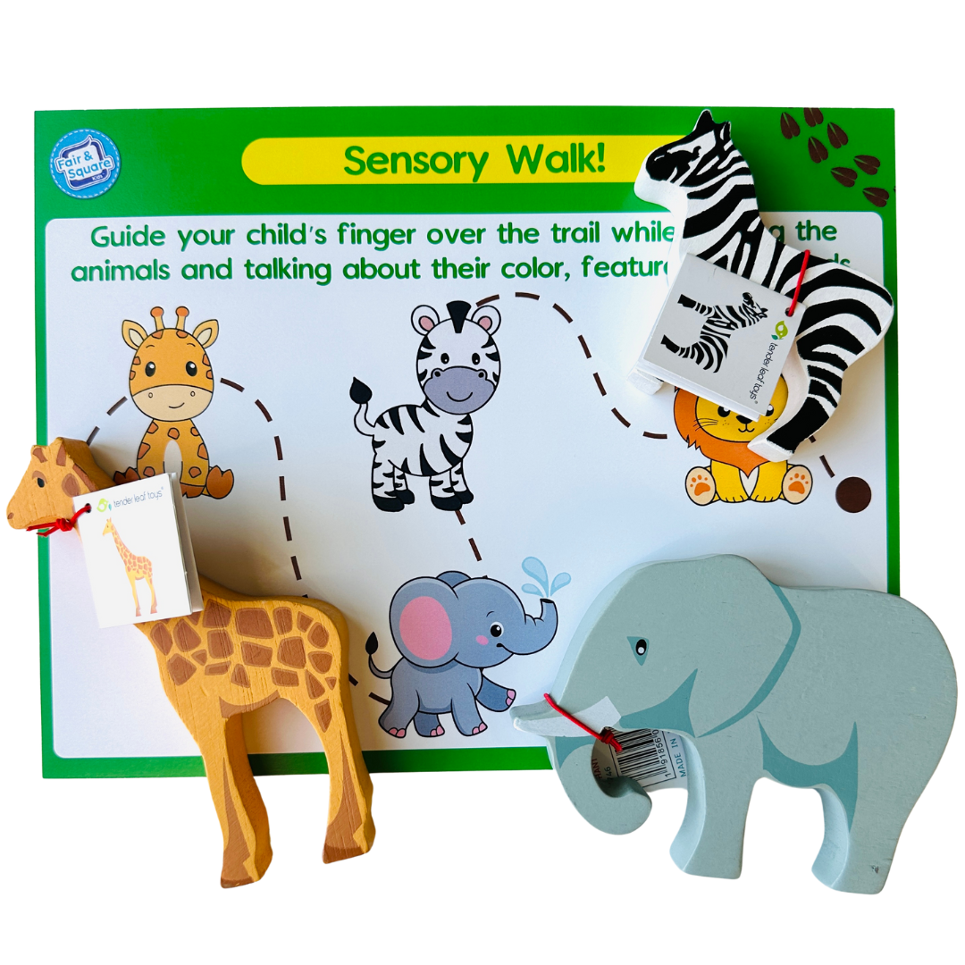 African Animal Baby Big Thinker Box